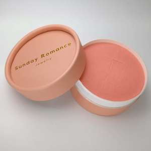 Bán Buôn Sang Trọng Tùy Chỉnh Nhung Thông Tư Vòng Ống Bao Bì Ngọc Trai Vòng Cổ Đám Cưới Nhẫn Trang Sức Đóng Gói Hộp Cho Phụ Nữ - Product Image 4