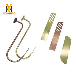 Crochets de <span class=keywords><strong>rideau</strong></span> en forme de U, 2 pièces, attaches de <span class=keywords><strong>rideau</strong></span> robustes pour mur 2026 - Product Image 1