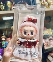 Spot Authentic labubu Série Conte de fées scintillante, Figurine en vinyle et peluche, Boîte mystère, Poupée mignonne, Ornements décoratifs, Cadeau surprise