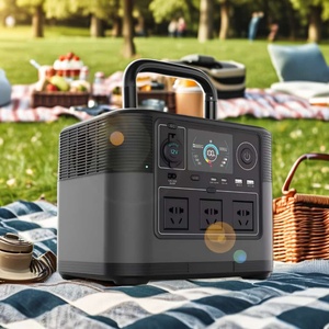 Centrale Électrique Portable Haute Capacité à Charge Rapide avec Lampe Torche Intégrée et Onde Sinusoïdale Pure pour Camping en Extérieur et Usage Domestique Solaire - Offre Spéciale - Product Image 3