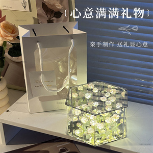 Giáng sinh Tulip nightlight Night Lights đối với phòng ngủ trang trí DIY nhân tạo Tulip đèn Bouquet <span class=keywords><strong>Light</strong></span> <span class=keywords><strong>Up</strong></span> hoa - Product Image 3