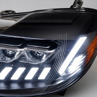 Kit de Phares LED à Lentille Laser Rétrofit 6000K 12V pour Indicateurs Séquentiels Spécifiques aux États-Unis 2003-2009