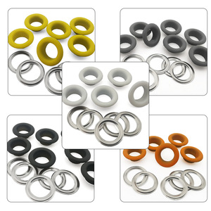 Attaches à œillets en caoutchouc peintes à l'air comprimé sont disponibles en stock. Nous proposons des rivets mats multicolores, des attaches à effet peau de poulet. - Product Image 3