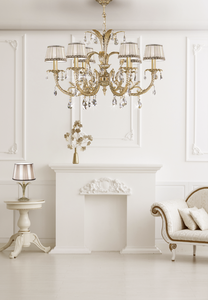 All'ingrosso Design Versatile di lusso moderno LED lampade a soffitto in oro lampadario Asfour Scholer stile contemporaneo per Hotel - Product Image 3