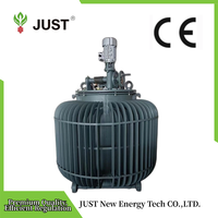 Régulateur d'induction triphasé immergé dans l'huile TSJA 0-650V, réglable en continu, double commande automatique, AVR, alimentation de test LCD