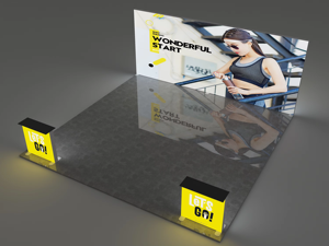 Nhà máy trực tiếp triển lãm thương mại gian hàng hiển thị quảng cáo ánh sáng Hộp dẫn ánh sáng Hộp quảng cáo dẫn ánh sáng Hộp 6*3 triển lãm hiển thị - Product Image 2