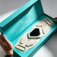 Boîte cadeau personnalisée à clapet avec couvercle magnétique et insert blister pour l'emballage de marques de masseurs et de produits bien-être