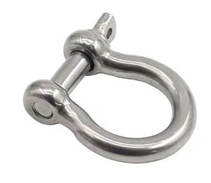 Cheap 304 Stainless Steel Bow Shackle Dee Shackles