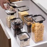 Органайзер Cutie Dotey для домашних и кухонных принадлежностей, набор прозрачных пластиковых контейнеров для хранения продуктов