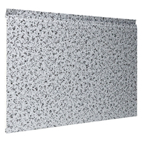 Revêtement métallique décoratif en panneaux sandwich isolés, disponible en plusieurs couleurs, pour maison conteneur pliable.