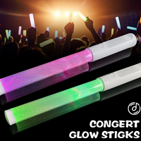 Longstargift Télécommande RGB Éclairage Haute Luminosité Ventilateur Interactif pour Réunions, Stades et Concerts – Bâton Lumineux pour Public
