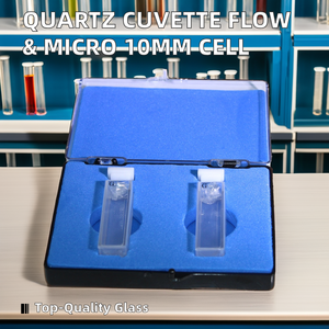 <span class=keywords><strong>Cuvette</strong></span> aliran kuarsa kustom 10mm sel kuarsa mikro dengan dukungan OEM - Product Image 3
