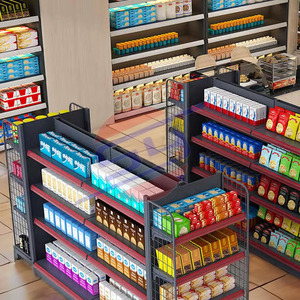 Étagères d'entrepôt, rayonnages de supermarché, meubles de rangement pour la maison, étagères métalliques à 4 niveaux, rayonnages de garage - Product Image 2