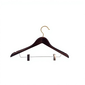 Best Selling B.S. International Luxury <b>Wooden</b> Hanger Eco-Friendly Customized Size Single Tier Vintage Wardrobe Bag Bathroom - Product Image 5