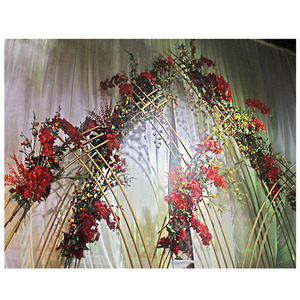 Arco Metálico Decorativo para Bodas, Fondo de Escenario Popular, Decoración Floral para Puertas y Eventos - Product Image 5