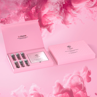 Sérum liquide enzymatique biologique coréen à marque privée, à base de cristal rose des profondeurs marines, pour le soin du visage anti-sensible, éclaircissant et réparateur