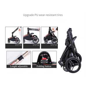 Système de voyage chinois bébé poussette voiture style bébé marcheurs bébé poussette 3 en <span class=keywords><strong>1</strong></span> avec siège <span class=keywords><strong>auto</strong></span> - Product Image 5