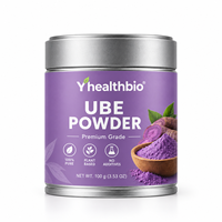 Poudre d'Ube (Dioscorea Alata L) – Poudre de tubercule violet en vrac, matière première pour gâteaux, glaces, substituts de repas et desserts