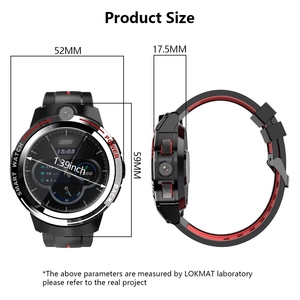 Montre connectée Android <span class=keywords><strong>LOKMAT</strong></span> <span class=keywords><strong>APPLLP</strong></span> 3 pour hommes, écran AMOLED rond de 1,39 pouce, Wifi 4G, double caméra, bracelet détachable, pour femmes - Product Image 6
