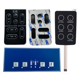 ฟิล์มปิดหน้าสวิตช์เมมเบรนโพลีเอสเตอร์ 8 ปุ่ม พร้อมไฟ LED - Product Image 2