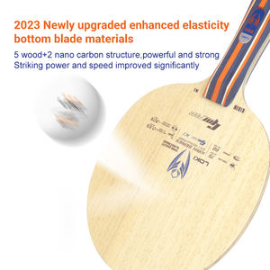 Lame <span class=keywords><strong>de</strong></span> tennis <span class=keywords><strong>de</strong></span> table Loki K1 Carbon, bois d'Ayous professionnel, 7 plis, stable, <span class=keywords><strong>pour</strong></span> débutants et entraînement - Product Image 2
