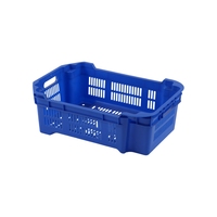 GAHH Caisses en PP perforées, empilables et emboîtables, gain de place, écologiques, durables, recyclables, multifonctionnelles, pour la chaîne du froid