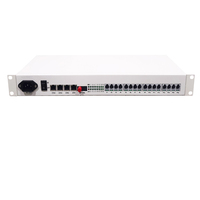 16 canaux FOX FXS voix sur multiplexeur optique 4FE téléphone sur convertisseur fibre avec RJ11