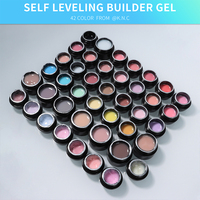 Fabricant de gel opaque KNC 1kg, 30g, 15g, 21 couleurs personnalisables OEM/ODM, fournitures pour ongles professionnels, extensions d'ongles en gel acrylique à paillettes
