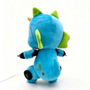 Phúc lợi công cộng khuyến mãi màu xanh khủng long đồ chơi sang trọng thân thiện với môi PP bông tùy chỉnh đồ chơi sang trọng nhà sản xuất - Product Image 4