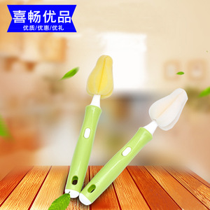 Juego de cepillos para biberones Aixin con cabezal de esponja reemplazable para limpieza de biberones - Product Image 4