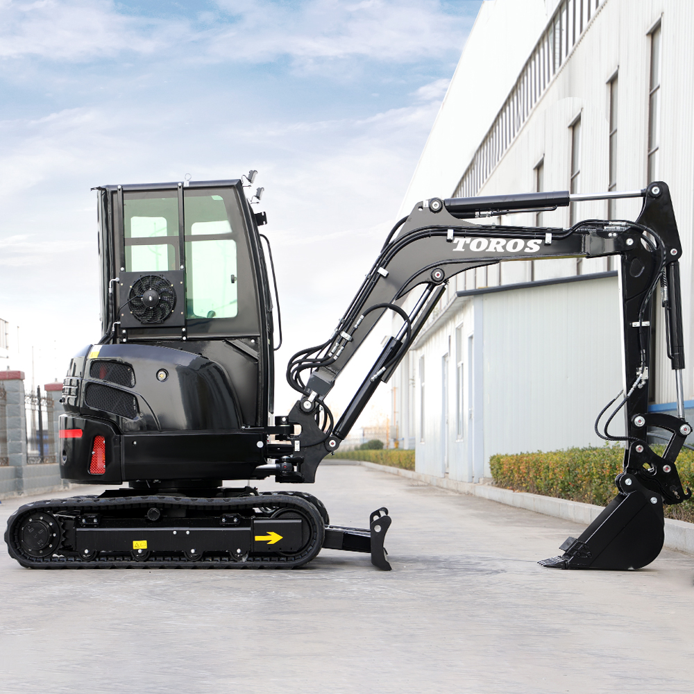 mini excavator used for farm