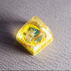 Keycap artisanal en résine imprimé en 3D, Snorlax, usinage CNC, pour clavier mécanique - Product Image 4