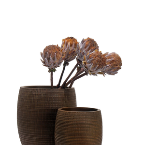 Autunno Color caffè asciutto piccolo imperatore composizione floreale cineserie casa floreale floccante eleganti vasi di fiori fioriere - Product Image 1