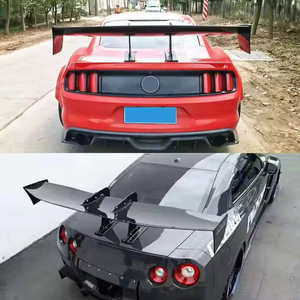 Carbon Fiber /FRP Big Barb Volte Spoiler Rear Trunk Spoiler Boot Lip for Nissan GTR Ford Mustang Toyota GT86 Subaru BRZ - Product Image 2
