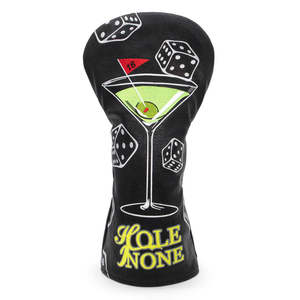 Housse de tête de club de golf en cuir PU imperméable, broderie noire, dernier design, 3 pièces - Product Image 1
