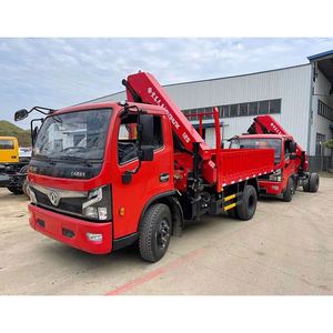 Camion grue à bras articulé Dongfeng 8 tonnes, véhicule de levage à courte portée pour les chantiers de construction avec un excellent rapport qualité-prix - Product Image 2