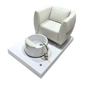 Sillón de Pedicura de Lujo DAOMENG con Sistema de Chorro sin Tuberías, Drenaje Automático y Masaje de Amasamiento para Uso en Salón - Product Image 4