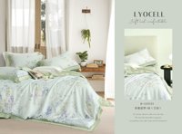 Parures de lit de luxe avec impression numérique 3D, draps en lyocell, housse de couette en lin