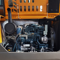 Mini-excavatrice agricole 3,5t 1t 2t 6 tonnes avec moteur EPA/Euro5, livraison gratuite, pelle sur chenilles, machine de terrassement, excavatrice 6 tonnes