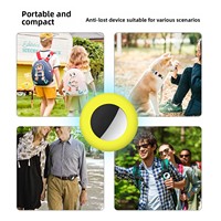 Housse de protection pour Airtag pour collier de chat et de chien en silicone, design mignon de dessin animé, GPS anti-perte, traceur de positionnement