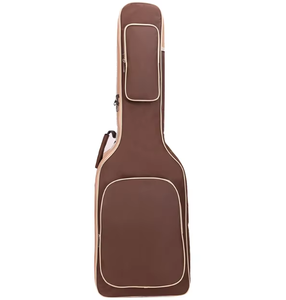 Housse de guitare électrique et de <span class=keywords><strong>basse</strong></span> électrique en tissu Oxford avec éponge plus épaisse, sac à dos, housse d'instrument plus épaisse - Product Image 1