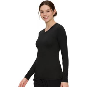 Floralhue Women's <b>Long</b> <b>Sleeve</b> Underscrub Tee V-Neck Soft Breathable Fabric Comfort <b>Undershirt</b> - Product Image 2