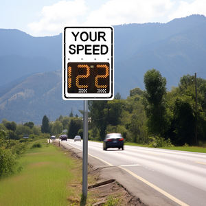 גלאי נגד אקדח בלש סימנים אזהרה דקוטיבי הוביל סימן מהירות מכ "ם - Product Image 1