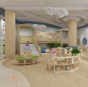 Design personalizzato di Eibele asilo nido con mobili in legno <span class=keywords><strong>Montessori</strong></span> di alta qualità e <span class=keywords><strong>arredi</strong></span> per sala lettura prescolare - Product Image 1
