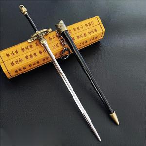 Mini porte-clés épée <span class=keywords><strong>Targaryen</strong></span> GTR04, modèle d'arme en métal du jeu de trônes, porte-clés armes de glace et de feu - Product Image 5