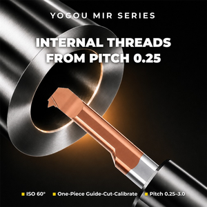 Barre de perçage interne <span class=keywords><strong>MIR</strong></span> Micro en carbure monobloc 60 °   Mini tour CNC, outil de tournage de filetage à petit alésage, anti-vibration, 4-<span class=keywords><strong>20</strong></span> <span class=keywords><strong>mm</strong></span> - Product Image 2