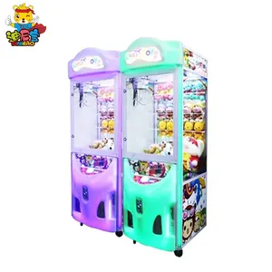 Çin fabrika çılgın oyuncak 2 pençe makinesi Arcade oyunu oyuncak vinç pençe makinesi alışveriş merkezi