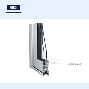Portes <span class=keywords><strong>d</strong></span>'<span class=keywords><strong>entrée</strong></span> résidentielles en aluminium à charnières, double <span class=keywords><strong>vitrage</strong></span>, personnalisables, pour maisons, portes à charnières en aluminium - Product Image 2