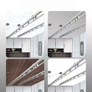 Manual lifting clothes drying rack, two <b>poles</b> and three <b>poles</b> for clothes drying and quilt balcony clothes drying <b>pole</b> - Product Image 6