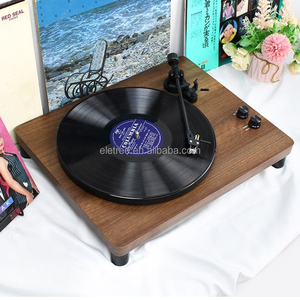 ハイエンドウォールナットカラーターンテーブル<span class=keywords><strong>Rca</strong></span>蓄音機ミュージックセンタービニールレコードプレーヤー - Product Image 3